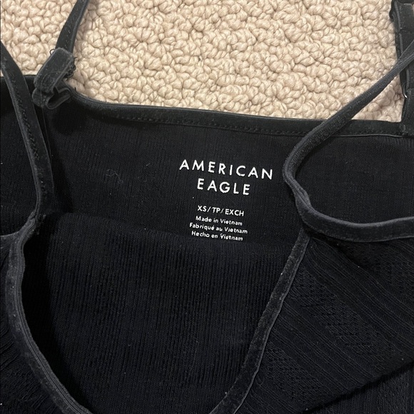 American Eagle Outfitters Black Camisole Top Textured Extra Small - Picture 4 of 4